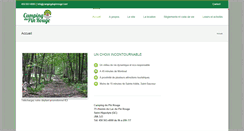 Desktop Screenshot of campingdupinrouge.com